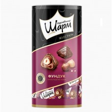 Конфеты АВК Королевский Шарм з цілим фундуком та шоколадним кремом 235 г